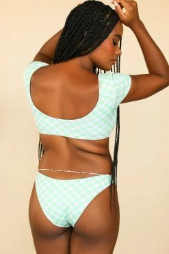 Budget ✔️ Dippin' Daisy's Quinn Bottom - Checked Out (Green) Checked Out (Green) 🔔 -triangle Shop D3183JRMLC CHGR 2 2048x2048