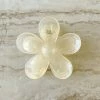 Cheapest 🧨 Dippin' Daisy's Oopsy Daisy Hair Claw Clip - Clear Ivory Clear Ivory 💯