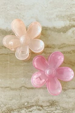 Buy 🤩 Dippin' Daisy's Oopsy Daisy Hair Claw Clip - Clear Pink Clear Pink 🤩 -triangle Shop DQ H0002 CLPK 5 2048x2048