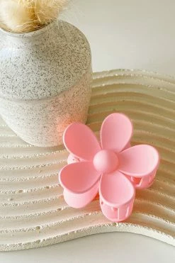 Promo 😍 Dippin' Daisy's Oopsy Daisy Hair Claw Clip - Pink Pink 🛒 -triangle Shop DQ H0002 PNK 5 2048x2048