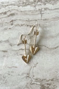 Discount 🔔 Dippin' Daisy's Cupid's Arrow Earrings 🔔 -triangle Shop HE2822 GLD 3 2048x2048