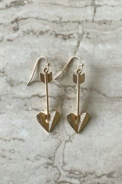 Discount 🔔 Dippin' Daisy's Cupid's Arrow Earrings 🔔 -triangle Shop HE2822 GLD 4 2048x2048