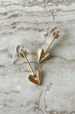Discount 🔔 Dippin' Daisy's Cupid's Arrow Earrings 🔔 -triangle Shop HE2822 GLD 5 2048x2048